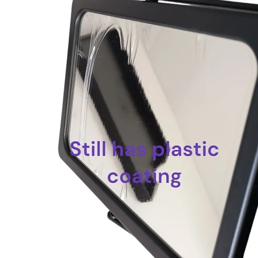 2 Mary Kay Standing Face‎ Mirror NEW Folds Stand Tray Black Consultant Supplies.